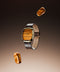 Natural Stone Tiger Eye In Gold