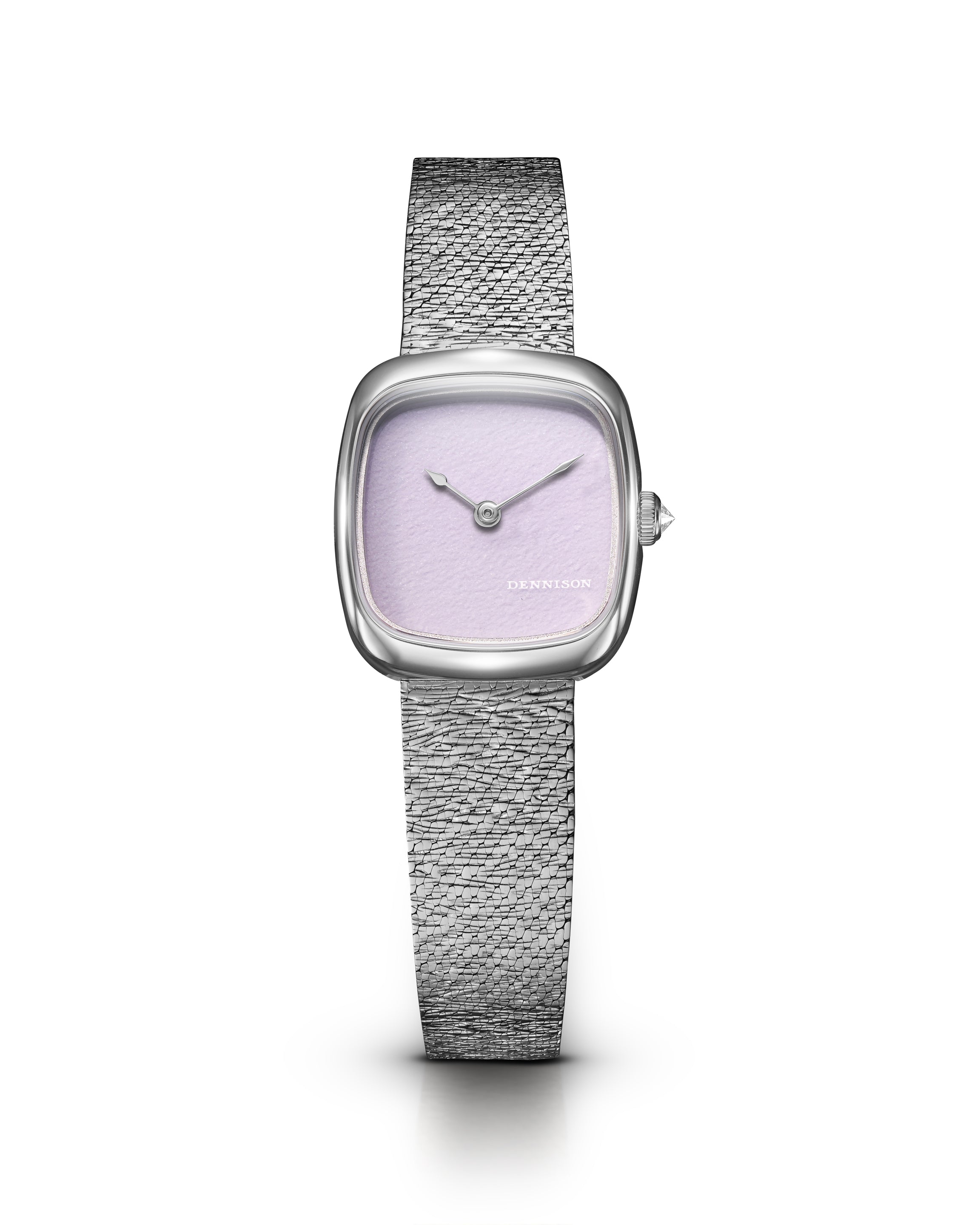 Mini Pink Malaysian Jade In Steel