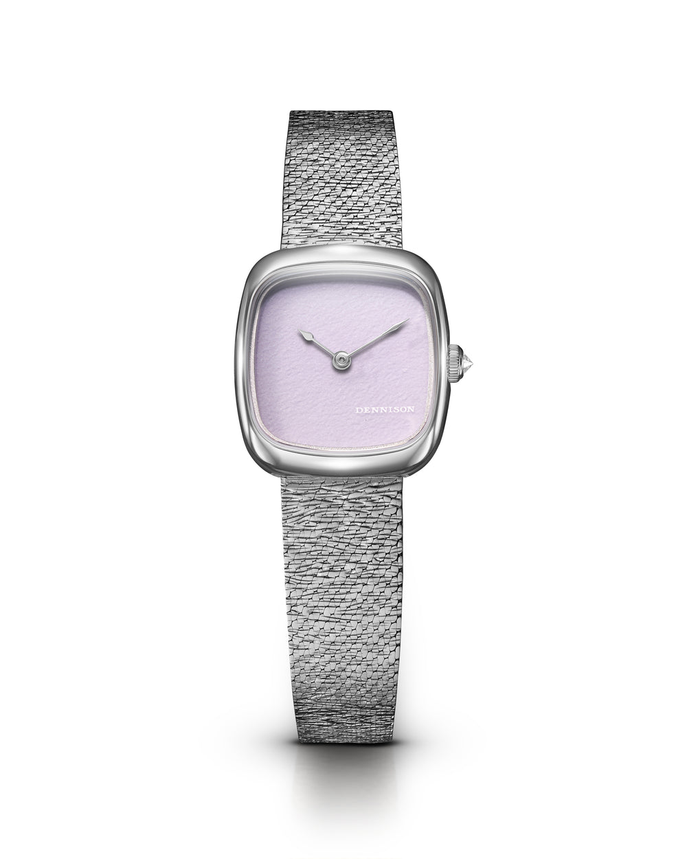 Mini Pink Malaysian Jade In Steel